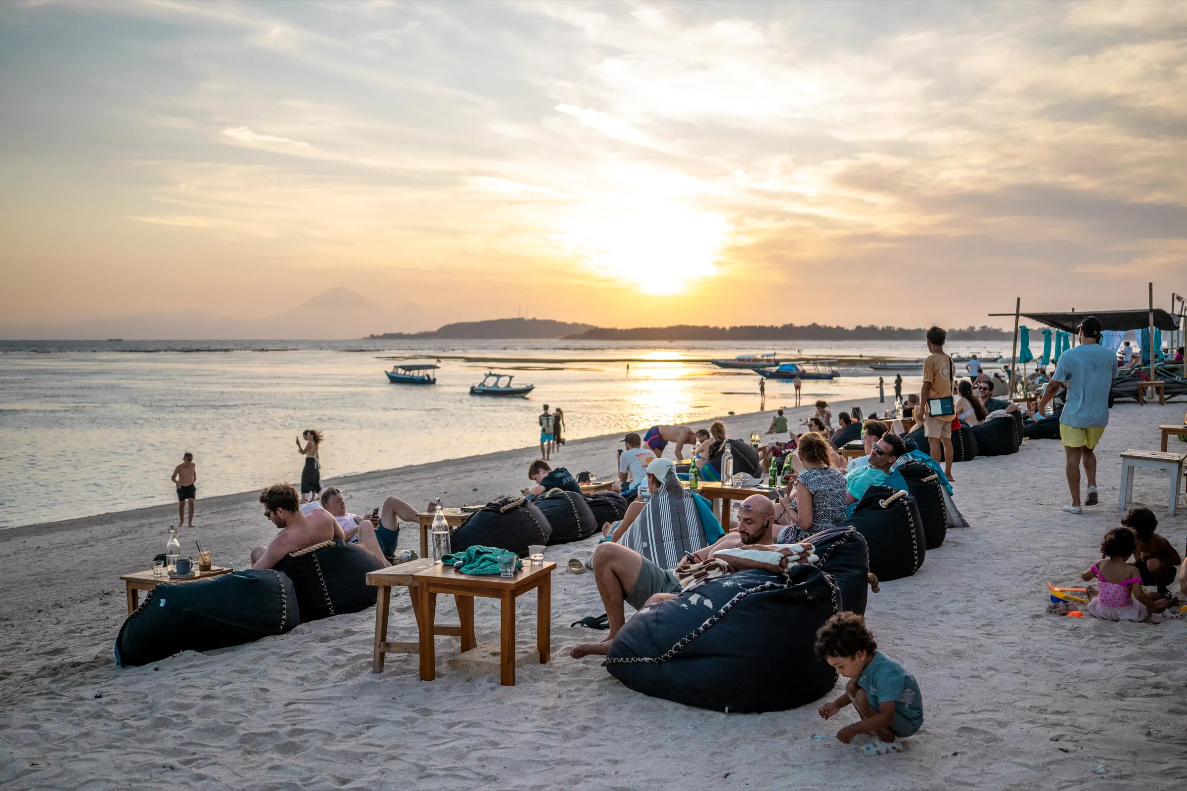 Sunset on Gili Air.